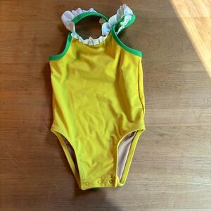 EUC yellow baby swimsuit